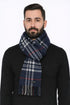 Classic Check Pattern Wool Muffler – Men and Women Knit Scarf