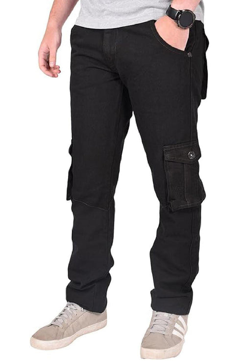 Mens Cargo Combat Denim Jeans - TF260
