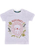 Girls Floral Print Short Sleeve Cotton T-Shirt Pyjama Set - 7 to 8 Years