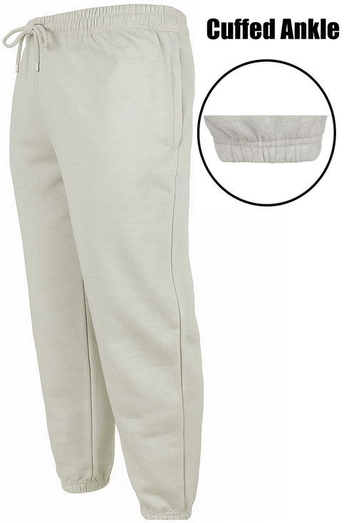 Mens Elasticated Fleece Joggers