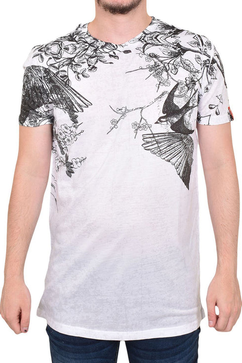 Men Athletic Crew Neck T-shirt