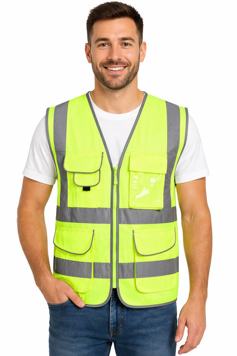 High Visibility Yellow Safety Vest