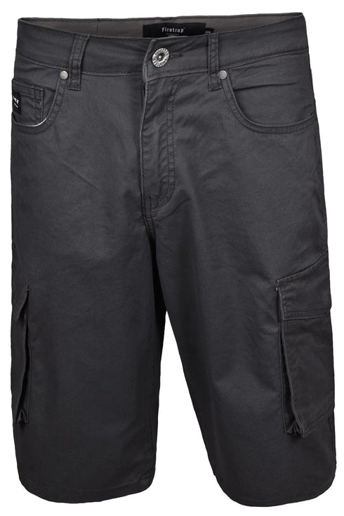 Firetrap Mens Classic Chino Cargo Shorts