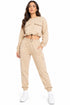 Women’s Cargo Tracksuit Set – Cropped Sweatshirt & Joggers