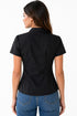 12 Pack Women’s Black Button-Up Shirts – From £1.99 Per Unit