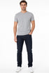 Men’s Dark Wash Denim Jeans – Casual Slim Fit Blue Jeans