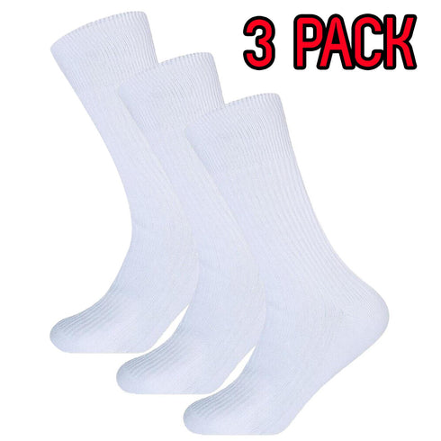 Mens Polycotton Sports Socks - Pack of 3