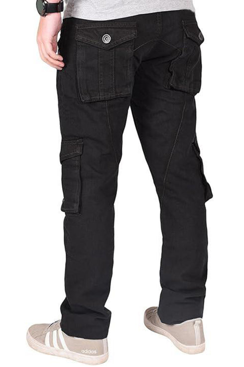 Mens Cargo Combat Denim Jeans - TF260