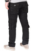 Mens Cargo Combat Denim Jeans - TF260