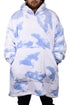 Oversized Tie Dye Blanket Hoodie
