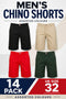 14 Pack Jack South Multi Colours Chino Cotton Shorts UK 32 - From £2.49 Per Unit