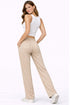 Women’s Fleece Open Hem Joggers – Drawstring Lounge Bottoms