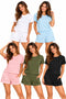 Women's Short Sleeve Stretch Co-Ord Set