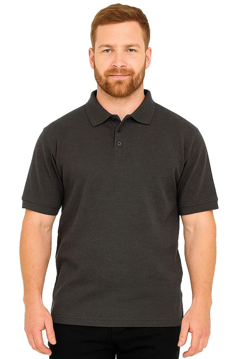 Mens Short Sleeve Polycotton Polo T-Shirts