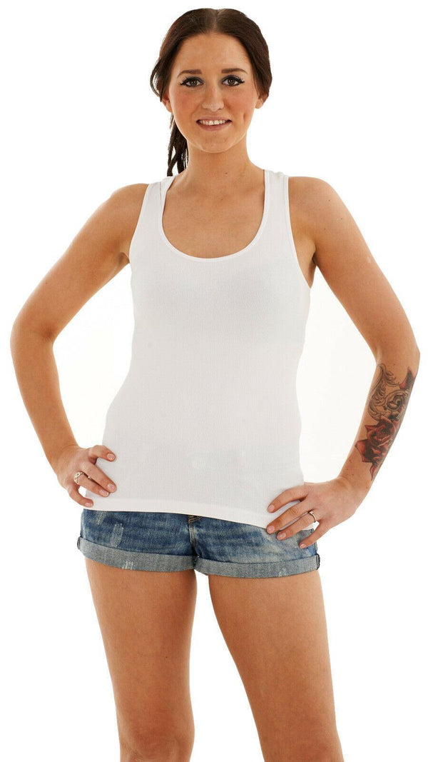 Women's Polyester Ribbed Vest