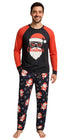 3-Pack Men’s Christmas Pajama Sets – Funny Holiday Designs & Plaid Pants