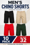 10 Pack Jack South Multi Colours Chino Cotton Shorts - From £2.49 Per Unit