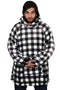 Blanket Oversized Hoodie Small Check