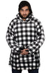 Blanket Oversized Hoodie Small Check