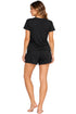 Women's Short Sleeve Stretch Co-Ord Set