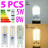 5 Pieces G9 LED Halogen Bulbs