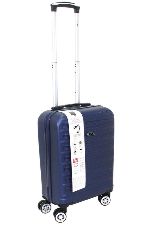 Lightweight Hard Shell Cabin Suitcase – 4 Wheel Spinner Travel Luggage