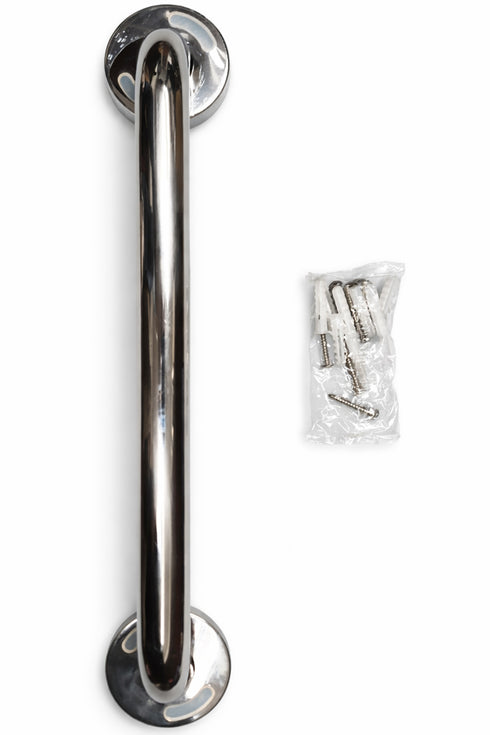 450mm Stainless Steel Bathroom Grab Rail | Wall Mounted Safety Handle