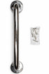 450mm Stainless Steel Bathroom Grab Rail | Wall Mounted Safety Handle