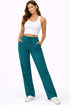 Women’s Fleece Open Hem Joggers – Drawstring Lounge Bottoms