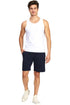 Mens Gym Workout Fleece Shorts