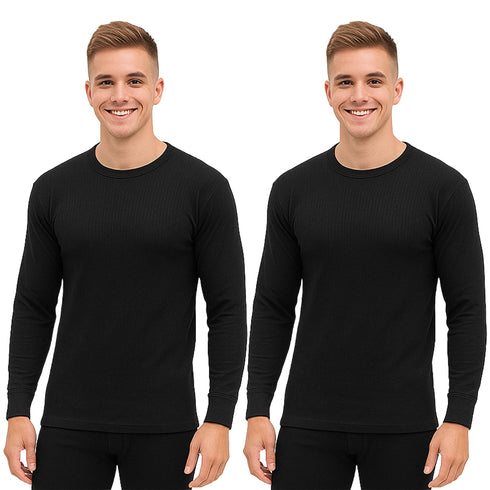 2 Pack Mens Long Sleeves Thermal Top