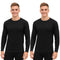2 Pack Mens Long Sleeves Thermal Top
