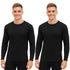 2 Pack Mens Long Sleeves Thermal Top