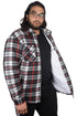 Mens Sherpa Fur Lined Collar Shirt