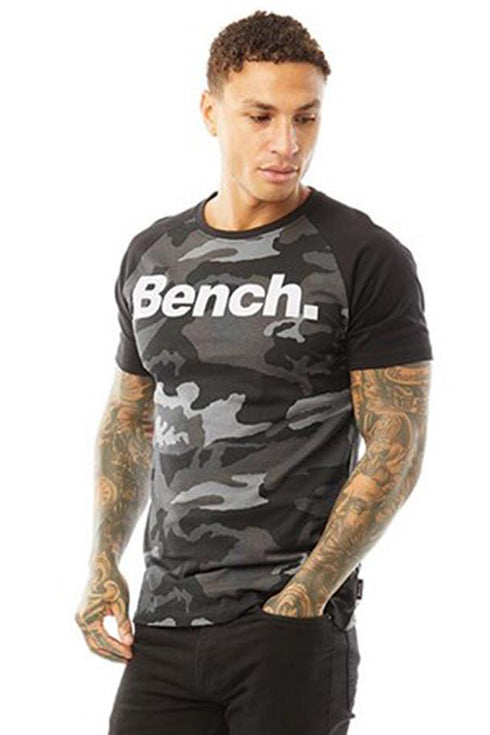 Bench Mens Crew Neck Cotton T‑Shirt – Breathable Regular Fit Tee