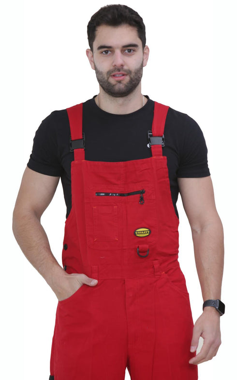 Bib and Brace Overalls Heavy Duty Work Dungarees
