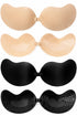 2 Pack Strapless Stick-On Bra – Backless Push Up Invisible Bra