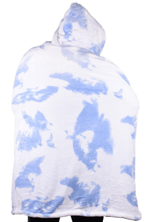 Oversized Tie Dye Blanket Hoodie