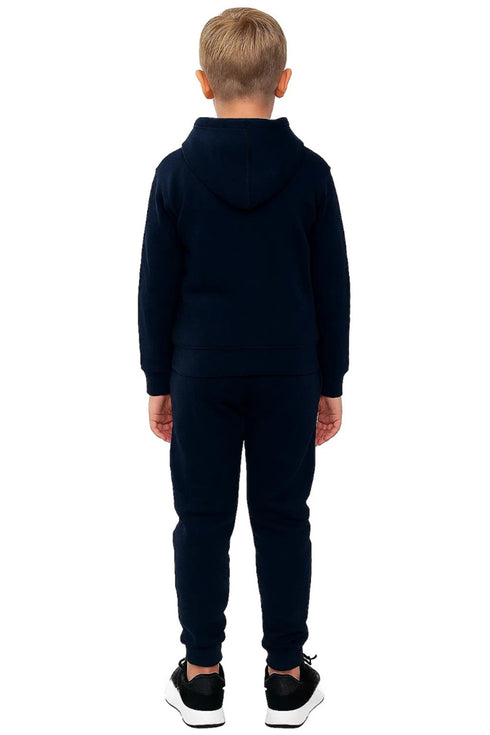 Kids Plain Tracksuit Set With Cords