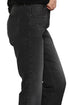 Women’s Black High-Waisted Wide-Leg Cropped Jeans