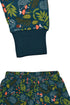 Girls Floral Print Short Sleeve Cotton T-Shirt Pyjama Set - 7 to 8 Years