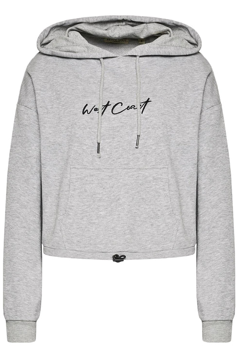 Womens Long Sleeve Cropped Hoodie