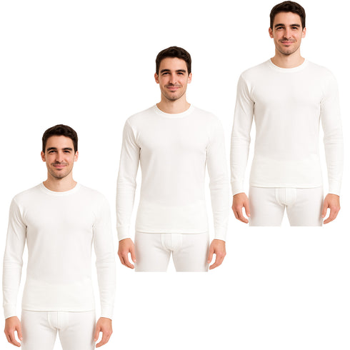 3 Pack Mens Thermal Long Sleeve Shirt