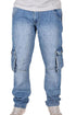 Mens Cargo Combat Denim Jeans - TF260