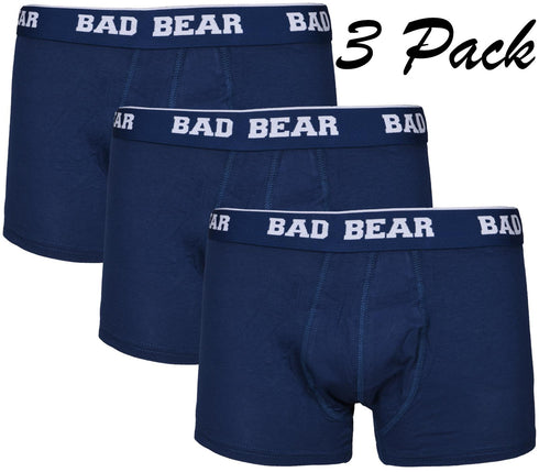 Kids Plain Cotton Boxers - Pack of 3