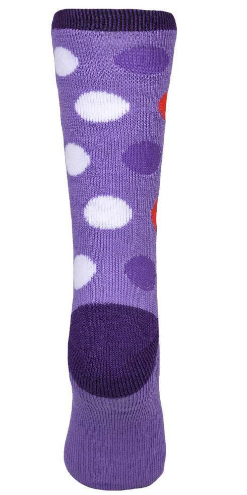 Women’s Colorful Polka Dot Socks – Fun Crew Socks Multipack (3, 6, 12 Pairs)