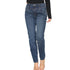 True Face Women's Chino Trousers Dark Wash