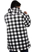 Blanket Oversized Hoodie Small Check