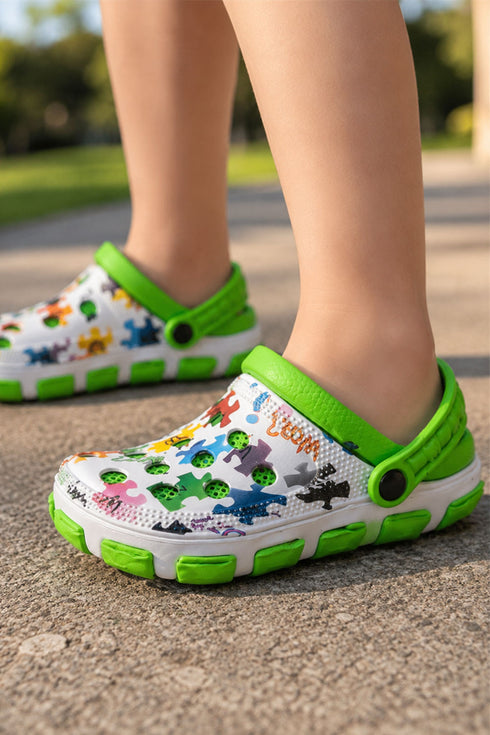 Kids Colourful Lightweight Clogs - Non-Slip Sandals