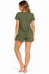 Women's Short Sleeve Stretch Co-Ord Set